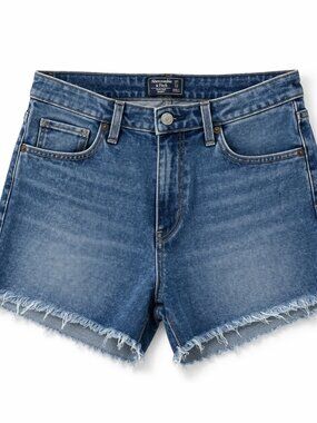 Abercrombie & Fitch High Rise Cutoff Denim Shorts Size 31/12